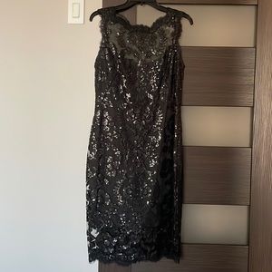 Tadashi Shoji Lace Beaded Dress